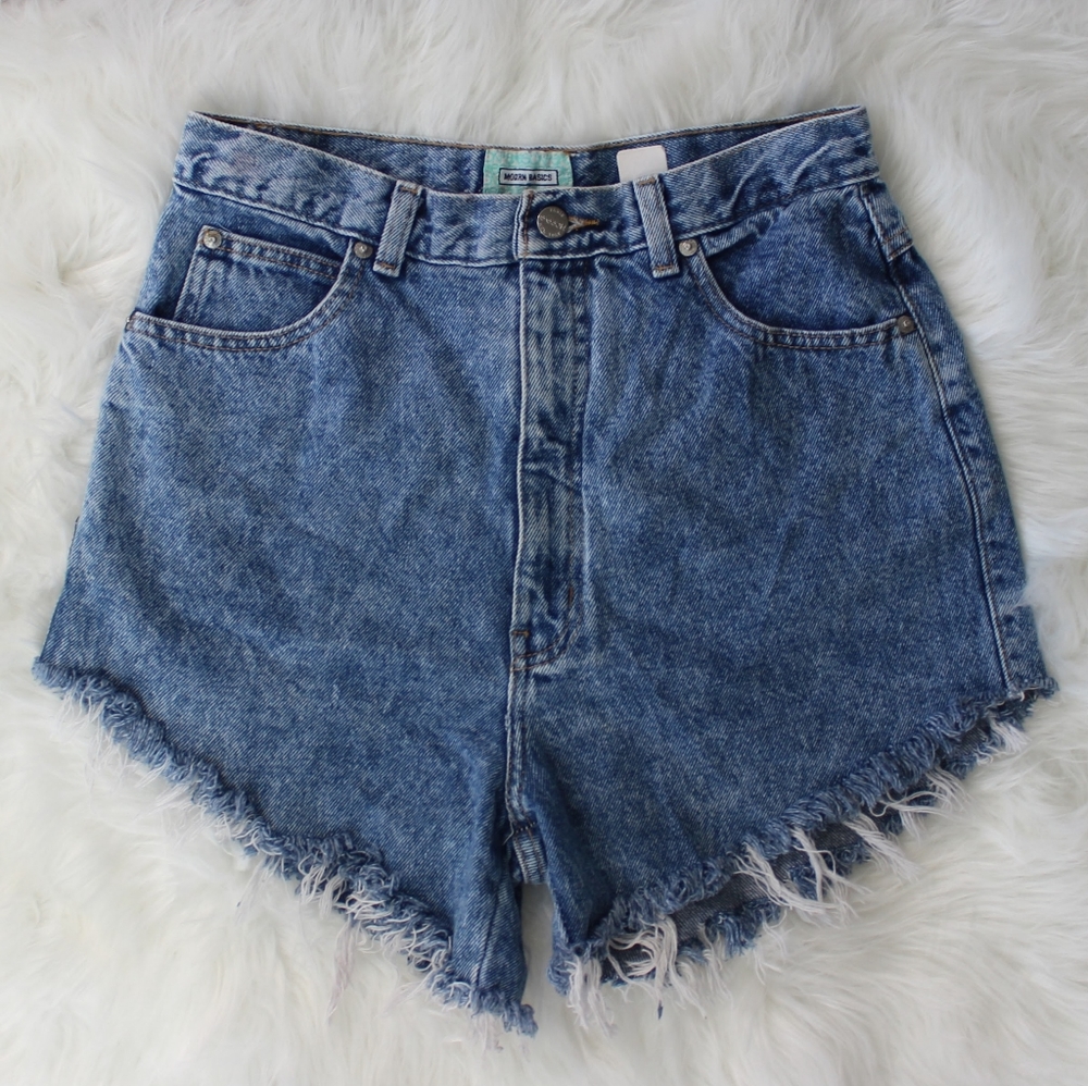 SASSON | Vintage High Waist Jean Shorts